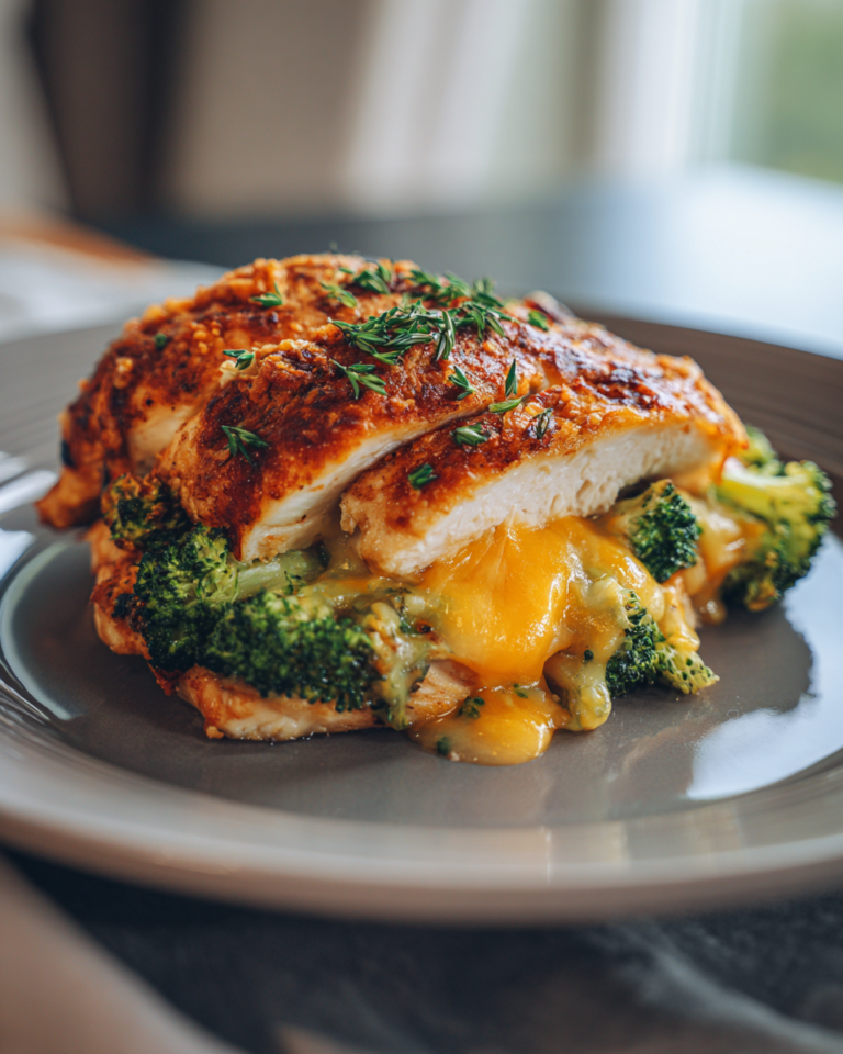 Irresistible Broccoli Cheddar Stuffed Chicken Breasts You Need to Try Tonight - Featured Image
