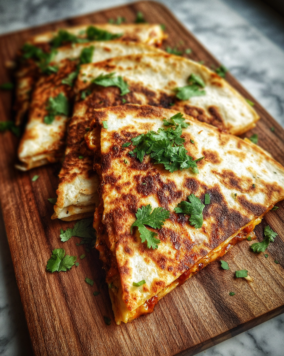 Final dish - Spice Up Your Snack Game with Chili Butter Toasted Quesadillas