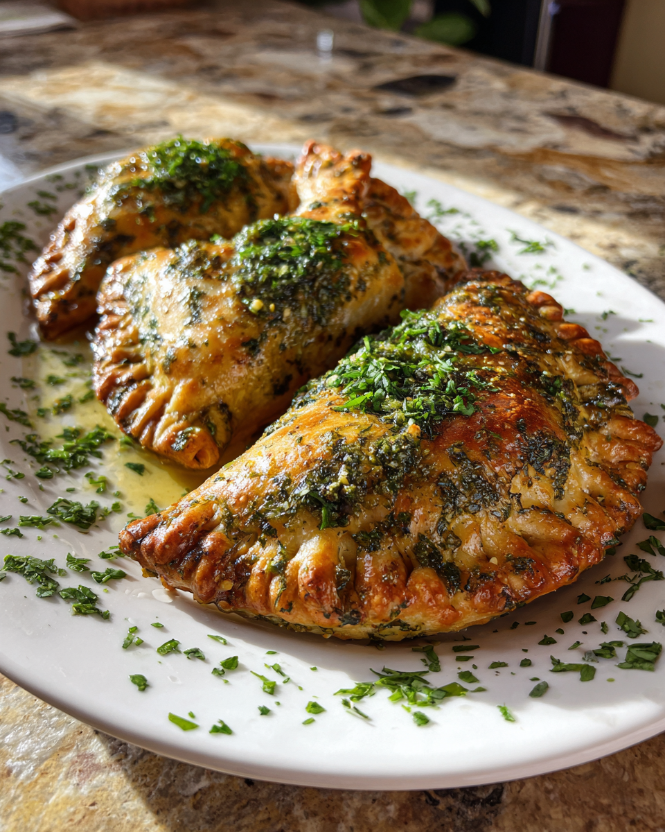Final dish - Irresistible Chimichurri Chicken Pockets Bursting with Flavor