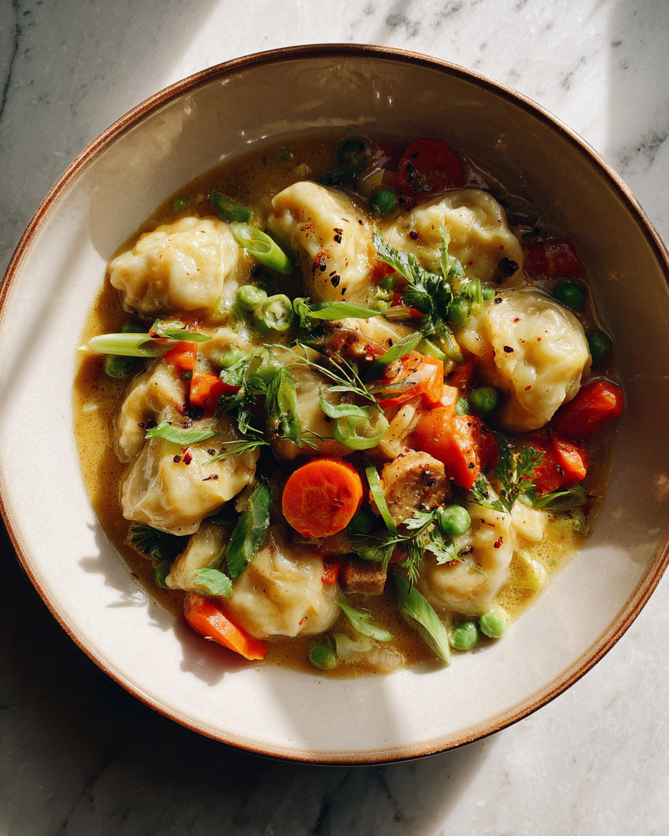 Warm Up Your Soul with Coconut Lemongrass Dumpling Stew - Featured Image