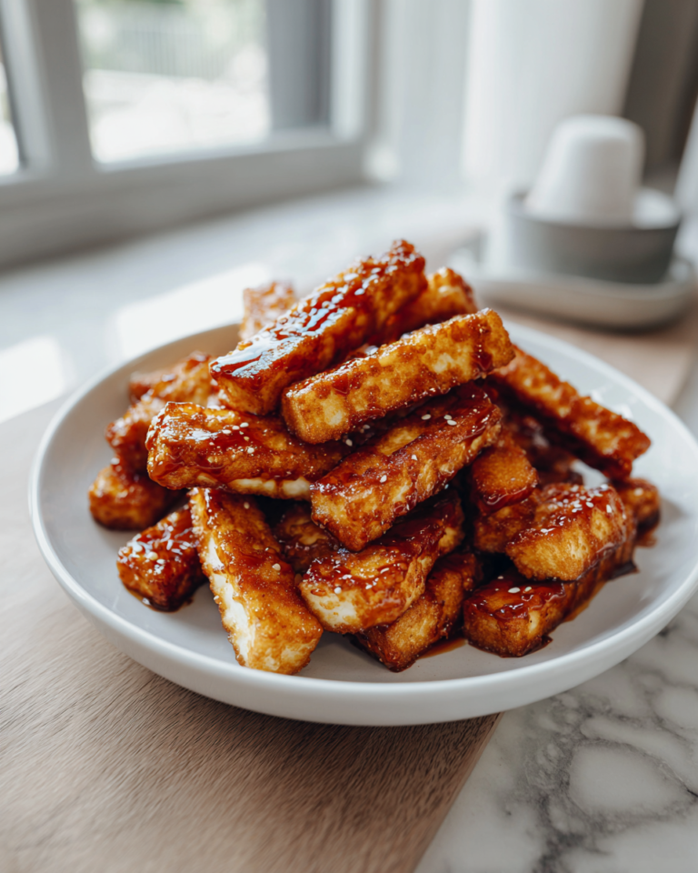 Spice Up Snack Time with Irresistible Hot Honey Halloumi Fries - Featured Image