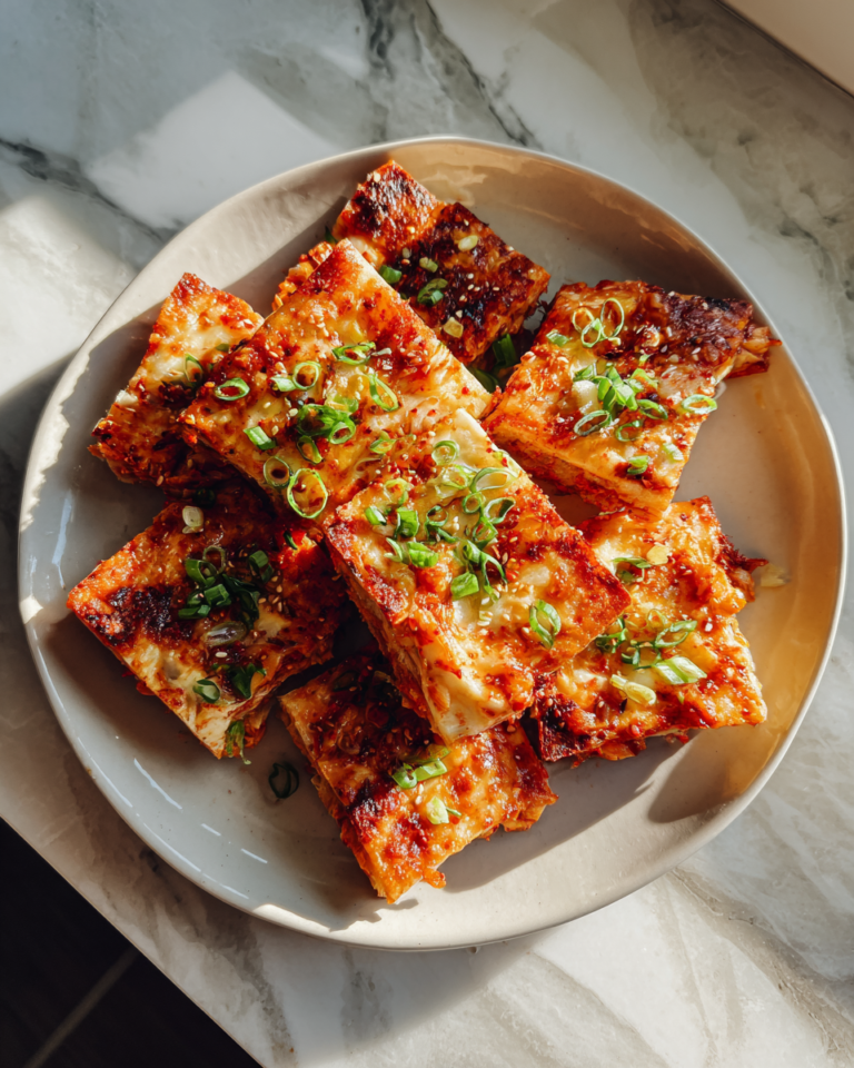 Kimchi Grilled Cheese Squares That Will Transform Your Snack Game - Featured Image