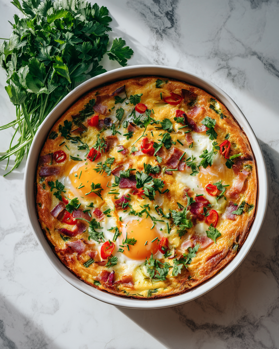 Final dish - The Ultimate Loaded Hangover Breakfast Casserole to Cure Your Morning Blues