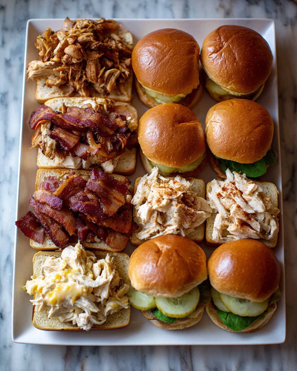 Ingredients for Irresistible Maple Chicken Bacon Sliders You Need to Try Today