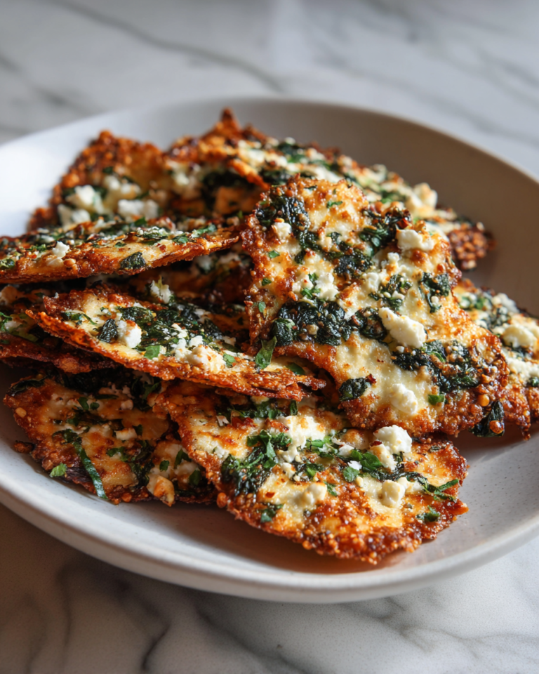 Crunch into Mediterranean Spinach and Feta Crisps for the Perfect Snack - Featured Image