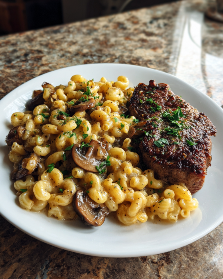 Savor the Ultimate Comfort with Peppercorn Steak and Macaroni Skillet - Featured Image