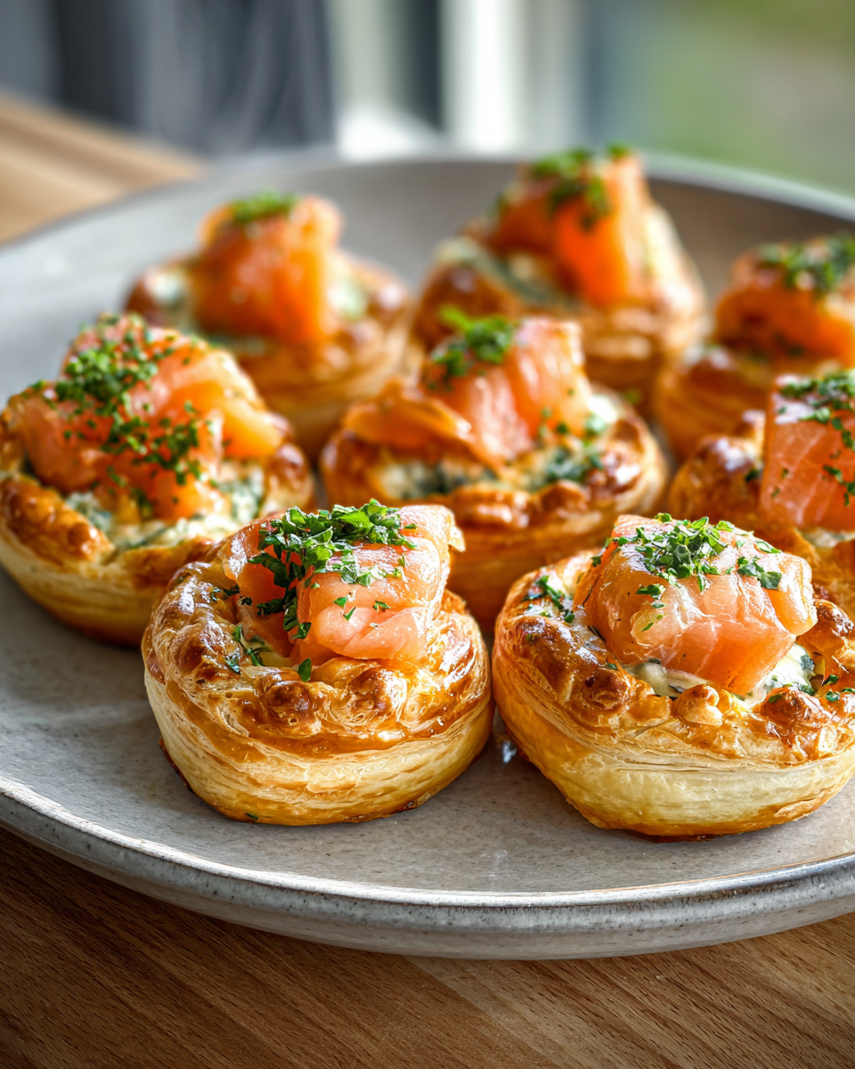 Final dish - Irresistible Salmon Wellington Pastry Bites Perfect for Every Occasion