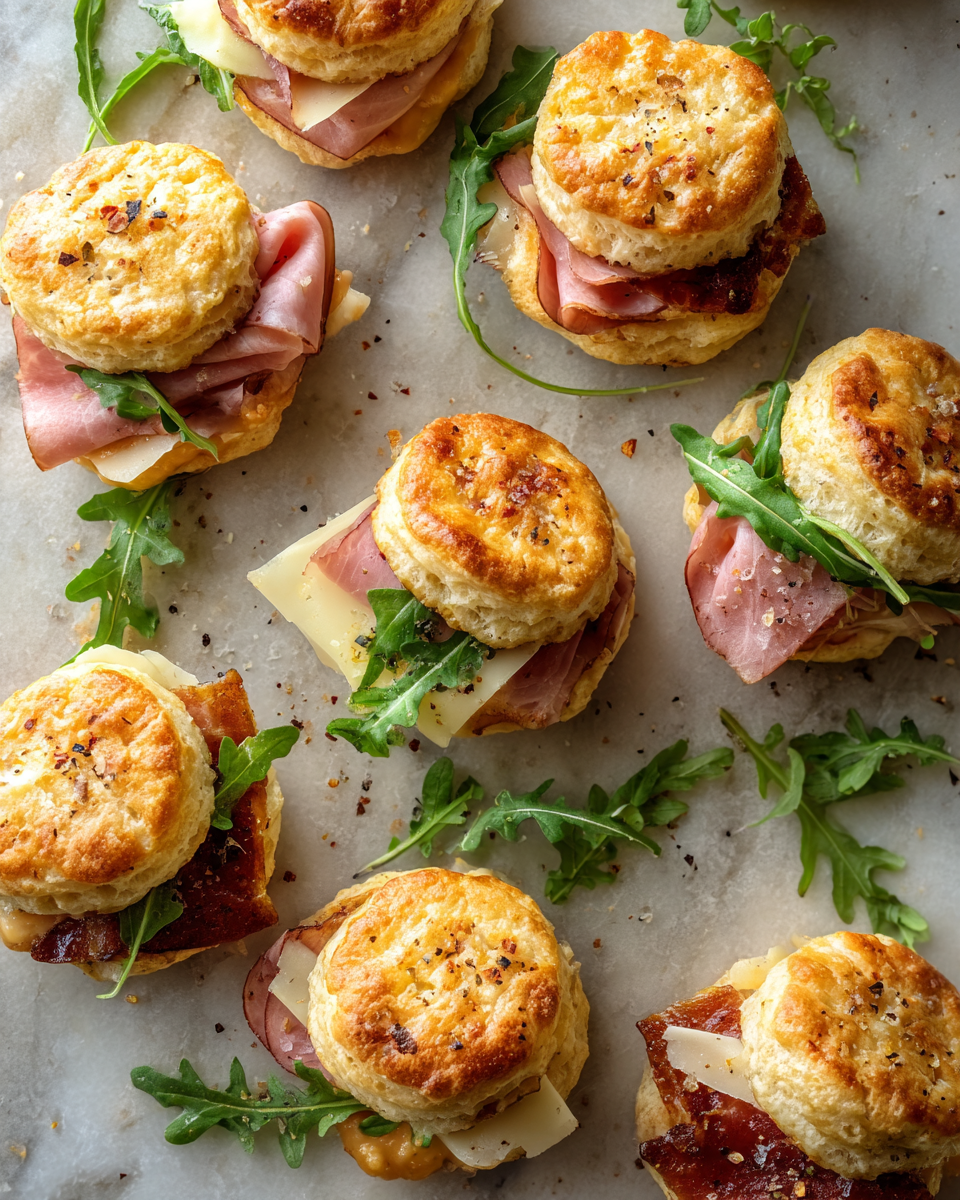 Ingredients for Irresistible Spicy Honey Ham Biscuit Sliders That Will Wow Your Taste Buds