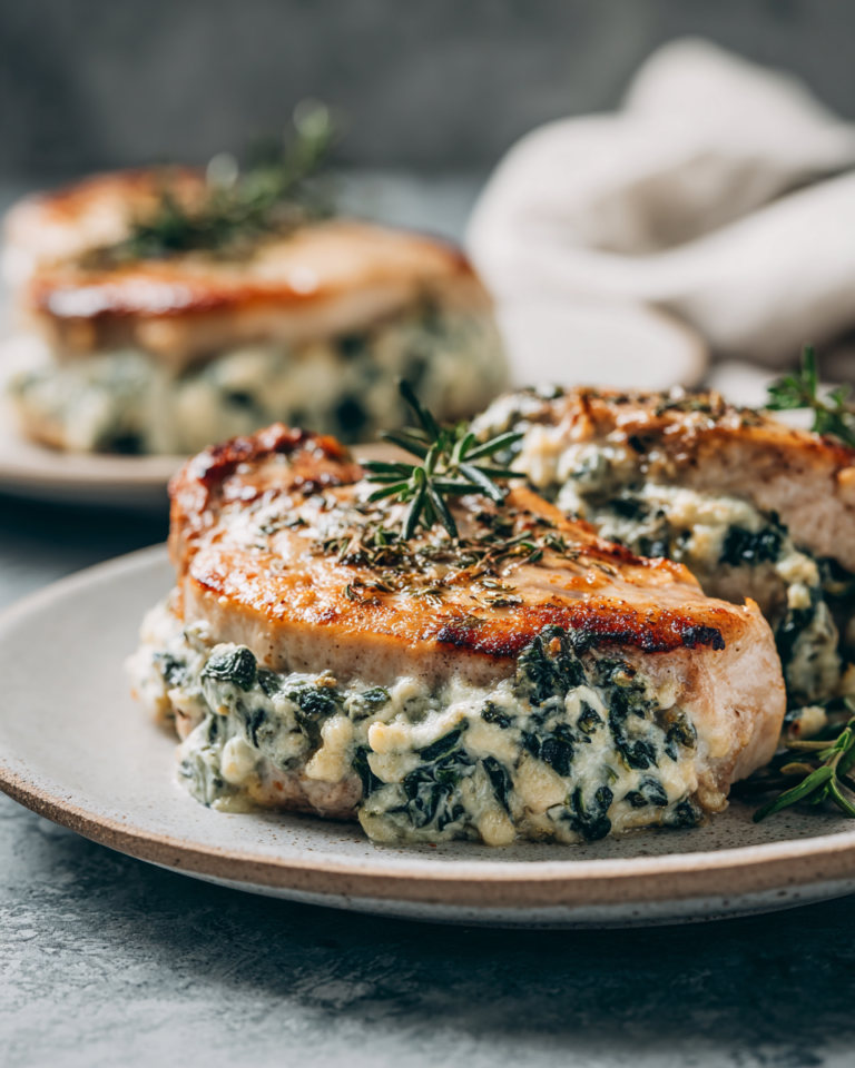 Irresistible Spinach Artichoke Stuffed Pork Chops That Will Wow Your Dinner Guests - Featured Image