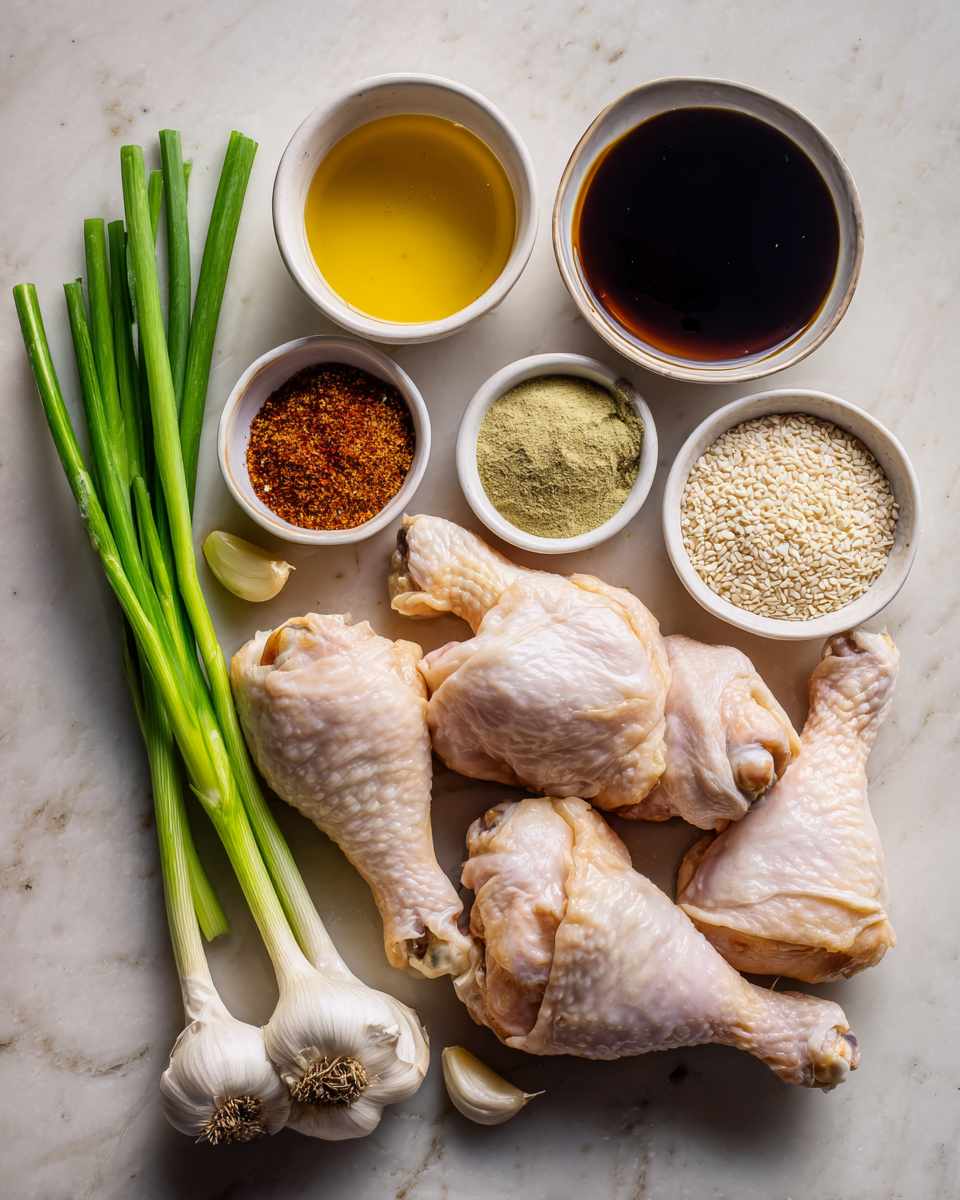 Ingredients for Irresistibly Sticky Honey Garlic Chicken Drumsticks You Need to Try