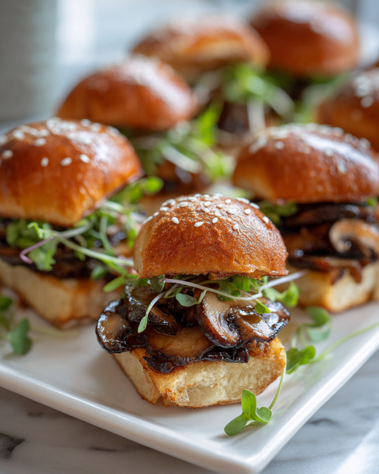 Irresistible Teriyaki Mushroom Sliders That Will Elevate Your Snack Game - Featured Image