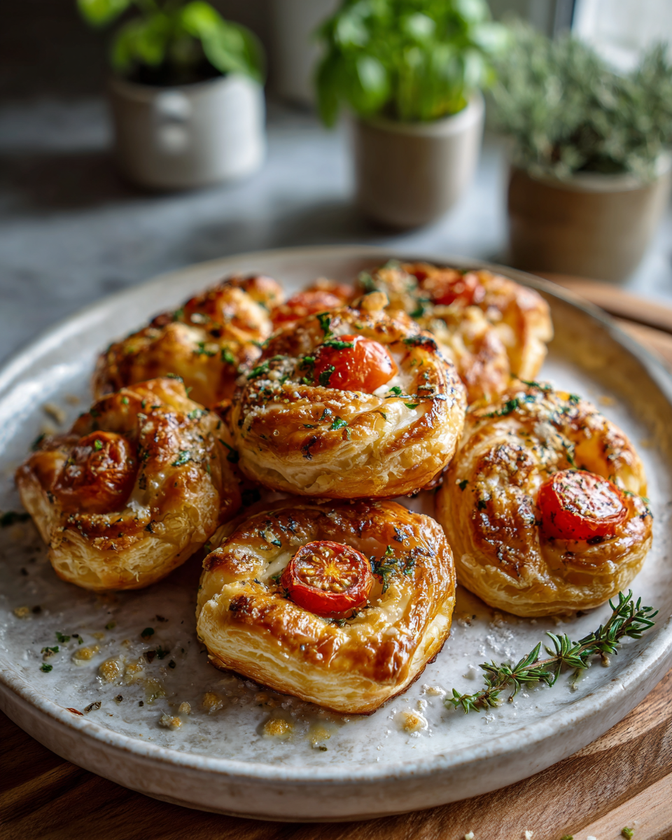 Final dish - Irresistible Tomato Cream Cheese Puff Pastry Recipe You Need to Try