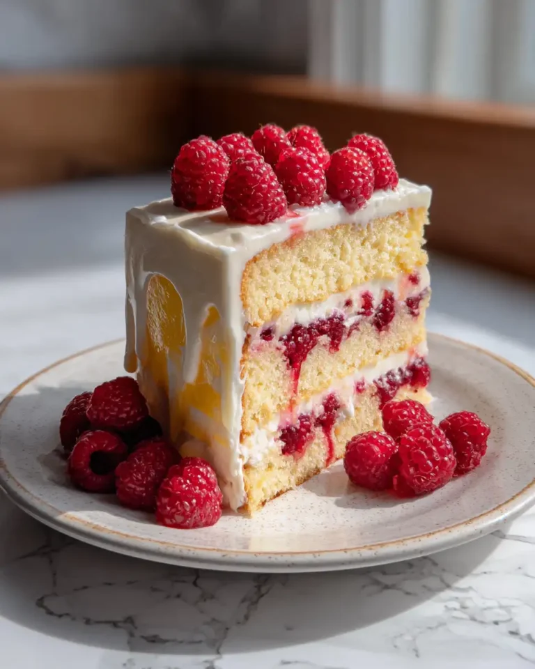 Zesty Delights: Unveiling the Perfect Lemon Raspberry Layer Cake - Featured Image