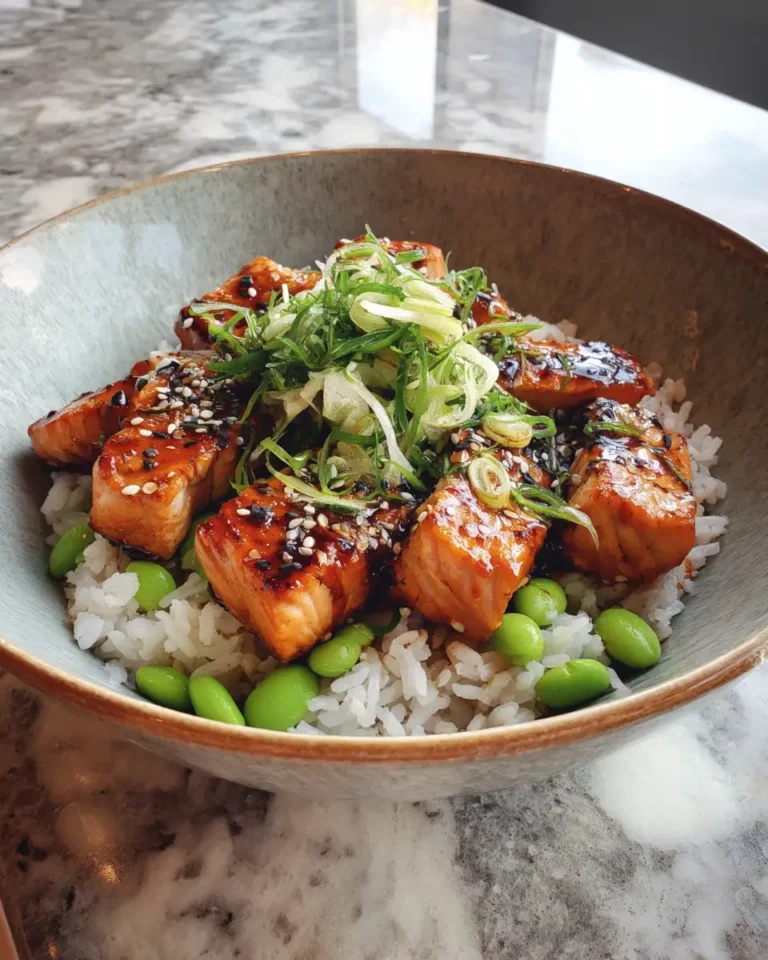 Savor the Flavor: Teriyaki Salmon Rice Bowl Delight - Featured Image